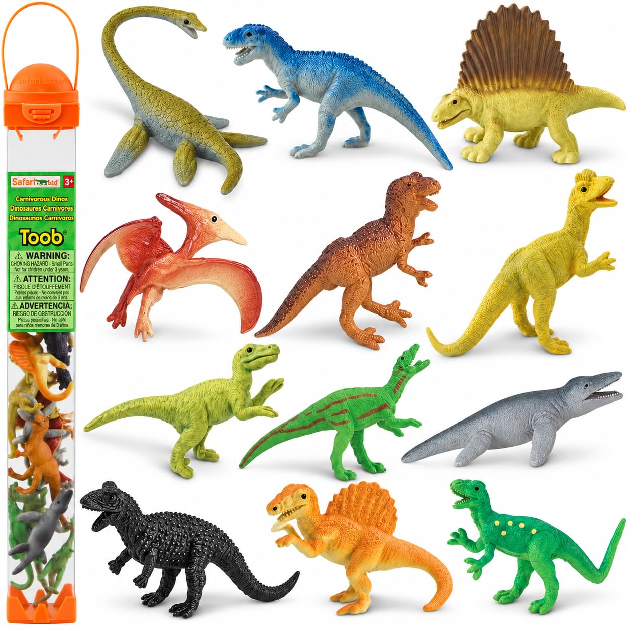 Amazon.com: Safari Ltd. Carnivorous Dinosaurs TOOB - Set of 12